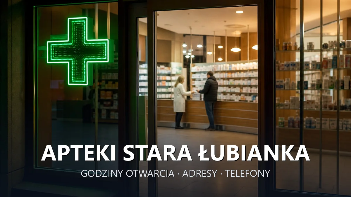 Apteki Stara Łubianka, gmina Szydłowo, powiat pilski - adresy, telefony, godziny otwarcia