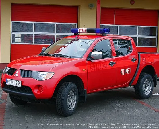 Strażacy z PSP w Pile wspierali turniej bezpieczeństwa drogowego