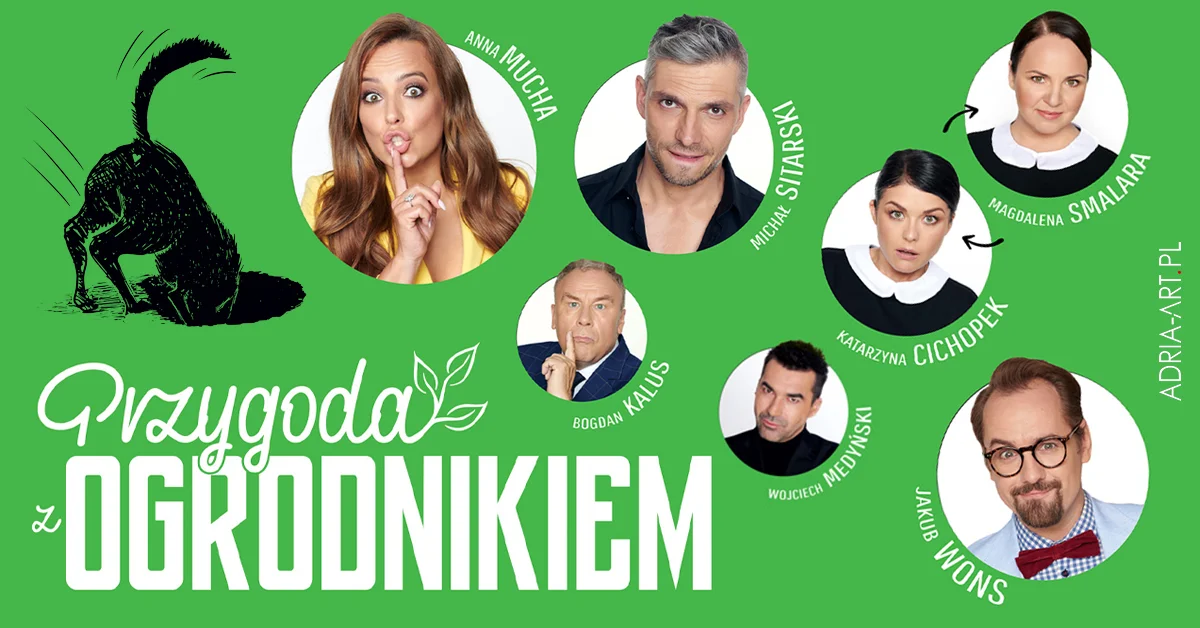 Grafika promocyjna wydarzenia Komedia o związku i kryzysie w Piłce – spektakl z Anną Muchą i Michałem Sitarskim