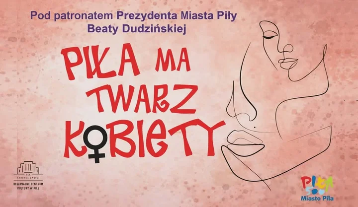 Grafika promocyjna wydarzenia PIŁA MA TWARZ KOBIETY — 1–14 marca 2026