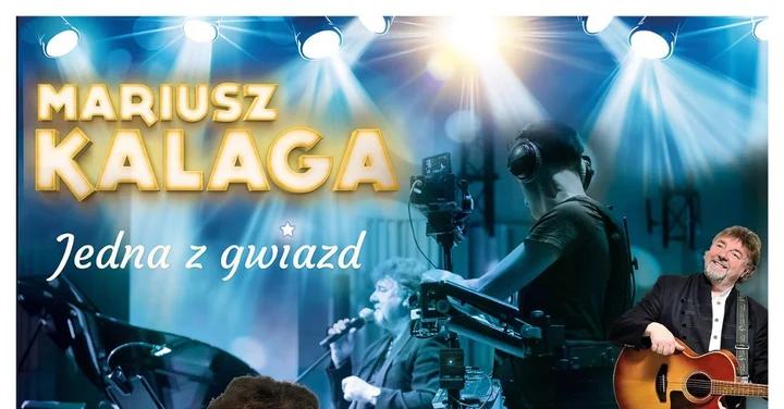 Grafika promocyjna wydarzenia Mariusz Kalaga — 40 lat na scenie w Pile