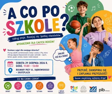 Grafika promocyjna wydarzenia A co po szkole?