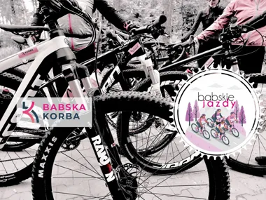 Grafika promocyjna wydarzenia Babskie Jazdy 3 Babska Korba Piła 2026 – wspólna rowerowa jazda dla dziewczyn