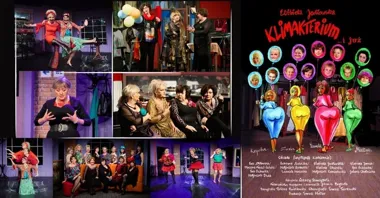 Grafika promocyjna wydarzenia Klimakterium... i już — spektakl w Pile