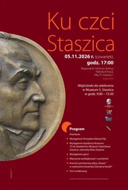 Grafika promocyjna wydarzenia Ku czci Staszica