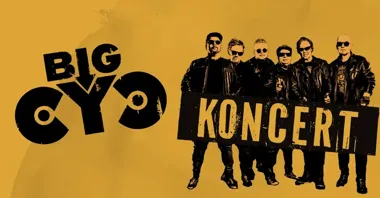 Grafika promocyjna wydarzenia Big Cyc w Pile — koncert legendy punkrocka