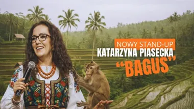 Grafika promocyjna wydarzenia Piła: Katarzyna Piasecka — nowy program stand-up „BAGUS”