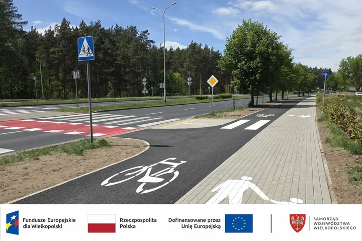 Nowe trasy rowerowe w Pile gotowe. Wzdłuż dwóch ulic przybyło bezpiecznej przestrzeni