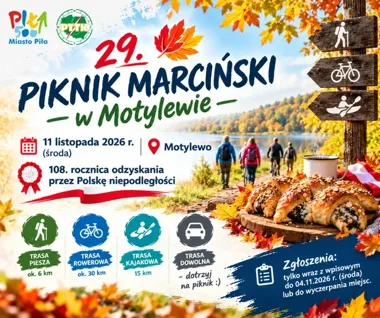 Trzy trasy i finał w Motylewie. 29. Piknik Marciński w Pile