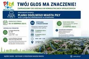 Plan ogólny Piły wyznaczy kierunek zmian. Mieszkańcy mogą zabrać głos