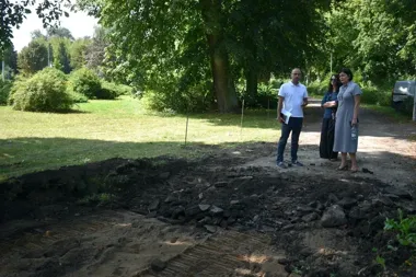Na skwerze Pawła Adamowicza powstaje trasa dla pieszych i rowerzystów