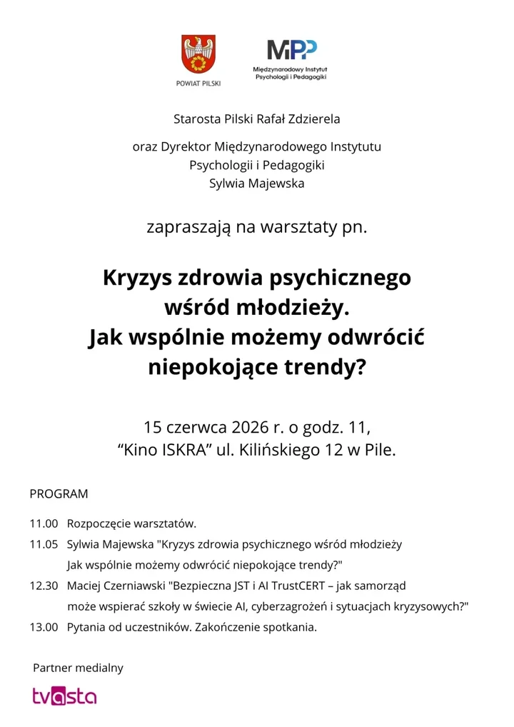 W Pile o kryzysie wśród młodych. Eksperci pokażą pierwsze sygnały
