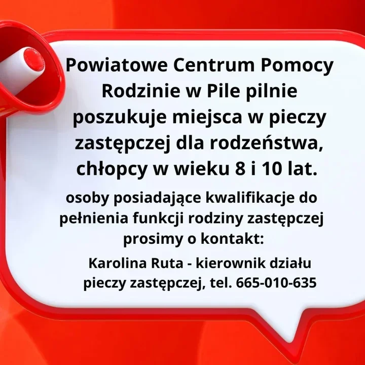 Dwóch braci szuka rodziny zastępczej. Sprawa jest pilna