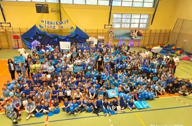 Niebieskie Igrzyska w Łobżenicy połączyły dzieci, młodzież i dorosłych