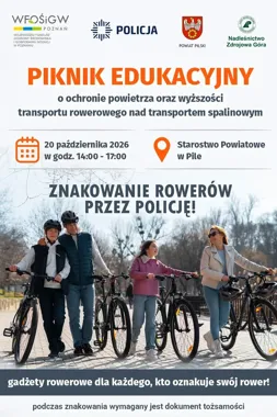 Policja oznakuje rowery w Pile. Potrzebny dokument tożsamości