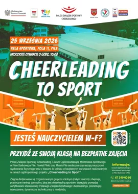 Całe klasy na bezpłatnych warsztatach cheerleadingu w Pile