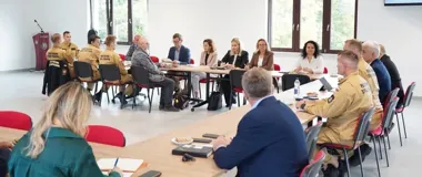 Punkty schronienia, syreny i cyfrowe legitymacje. Narada w Pile